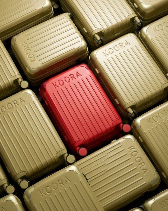 Koora campaign creative — luggage range